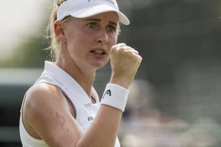 Une victoire qui fait plaisir à Jil Teichmann KEYSTONE/ALESSANDRO DELLA VALLE